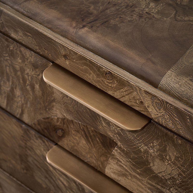 Virel Modern Marquetry Nightstand