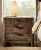 Virel Modern Marquetry Nightstand