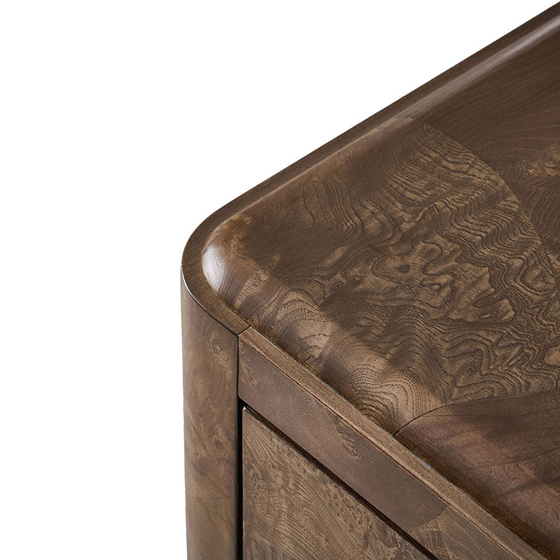 Virel Modern Marquetry Nightstand