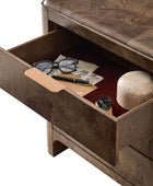 Virel Modern Marquetry Nightstand