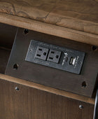 Virel Modern Marquetry Nightstand