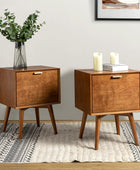 Doris 2 - Drawer Nightstand with Built-in Outlets(Optional Types)