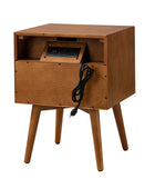 Doris 2 - Drawer Nightstand with Built-in Outlets(Optional Types)