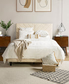 Doris 2 - Drawer Nightstand with Built-in Outlets(Optional Types)