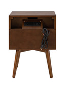 Doris 2 - Drawer Nightstand with Built-in Outlets(Optional Types)