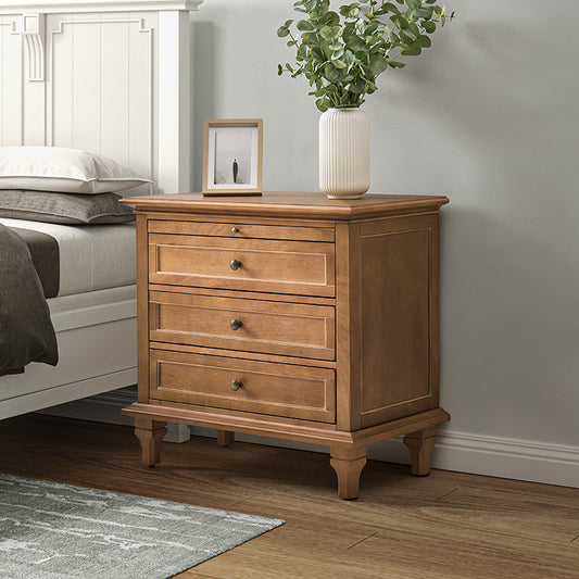 Galatea 3 - Drawer Nightstand Chest with Built-In Outlets(Optional Types)