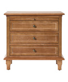 4-Piece Transitional Solid Wood Bedroom Set with 6-Drawer Dresser