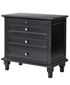 Galatea 3 - Drawer Nightstand Chest with Built-In Outlets