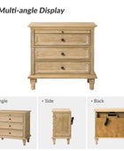 Galatea 3 - Drawer Nightstand Chest with Built-In Outlets(Optional Types)