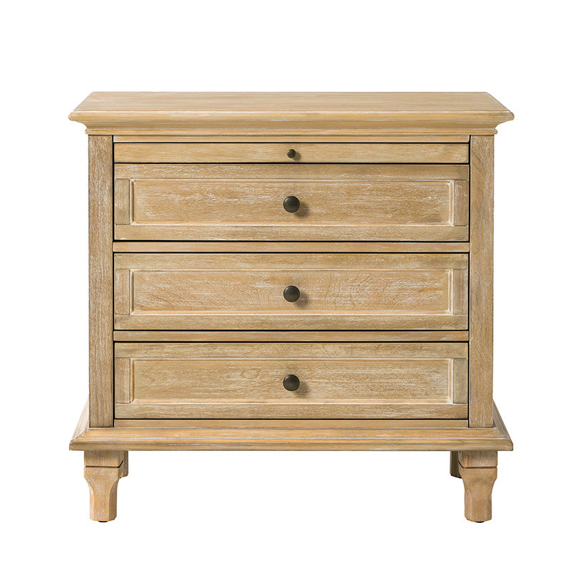 Galatea 3 - Drawer Nightstand Chest with Built-In Outlets(Optional Types)