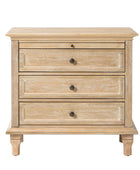 Galatea 3 - Drawer Nightstand Chest with Built-In Outlets