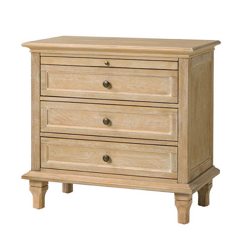 Galatea 3 - Drawer Nightstand Chest with Built-In Outlets(Optional Types)