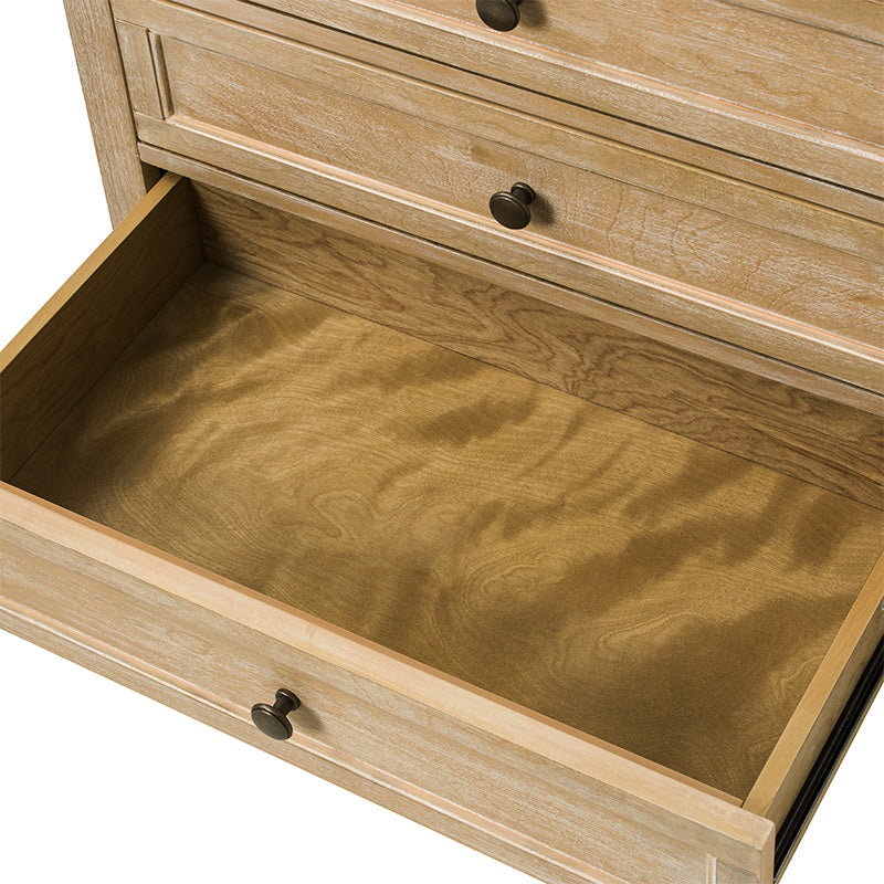 Galatea 3 - Drawer Nightstand Chest with Built-In Outlets(Optional Types)