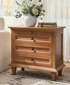 Mornay Transitional Solid Wood 6-Drawer Dresser for Bedroom Storage