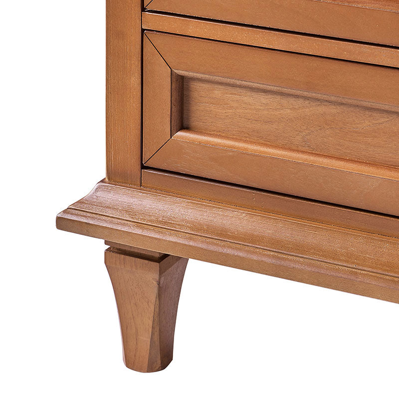 Mornay Transitional Solid Wood 6-Drawer Dresser for Bedroom Storage