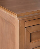 Mornay Transitional Solid Wood 6-Drawer Dresser for Bedroom Storage