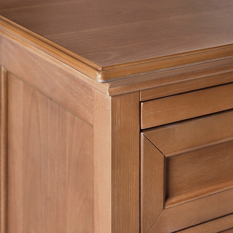 Mornay Transitional Solid Wood 6-Drawer Dresser for Bedroom Storage