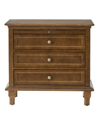 Galatea 3 - Drawer Nightstand Chest with Built-In Outlets