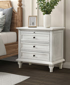 Galatea 3 - Drawer Nightstand Chest with Built-In Outlets