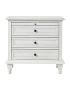 Galatea 3 - Drawer Nightstand Chest with Built-In Outlets