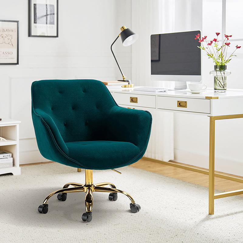 Velvet desk chair outlet swivel