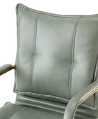 Michele Vegan Leather Task Accent Chair