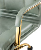 Michele Vegan Leather Task Accent Chair