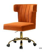 Nadine Velvet Office Chair