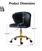 Chandra Velvet Office Chair