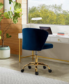 Chandra Velvet Office Chair