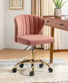 Chandra Velvet Office Chair
