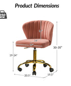 Chandra Velvet Office Chair