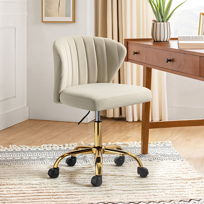 Chandra Velvet Office Chair Hulala Home