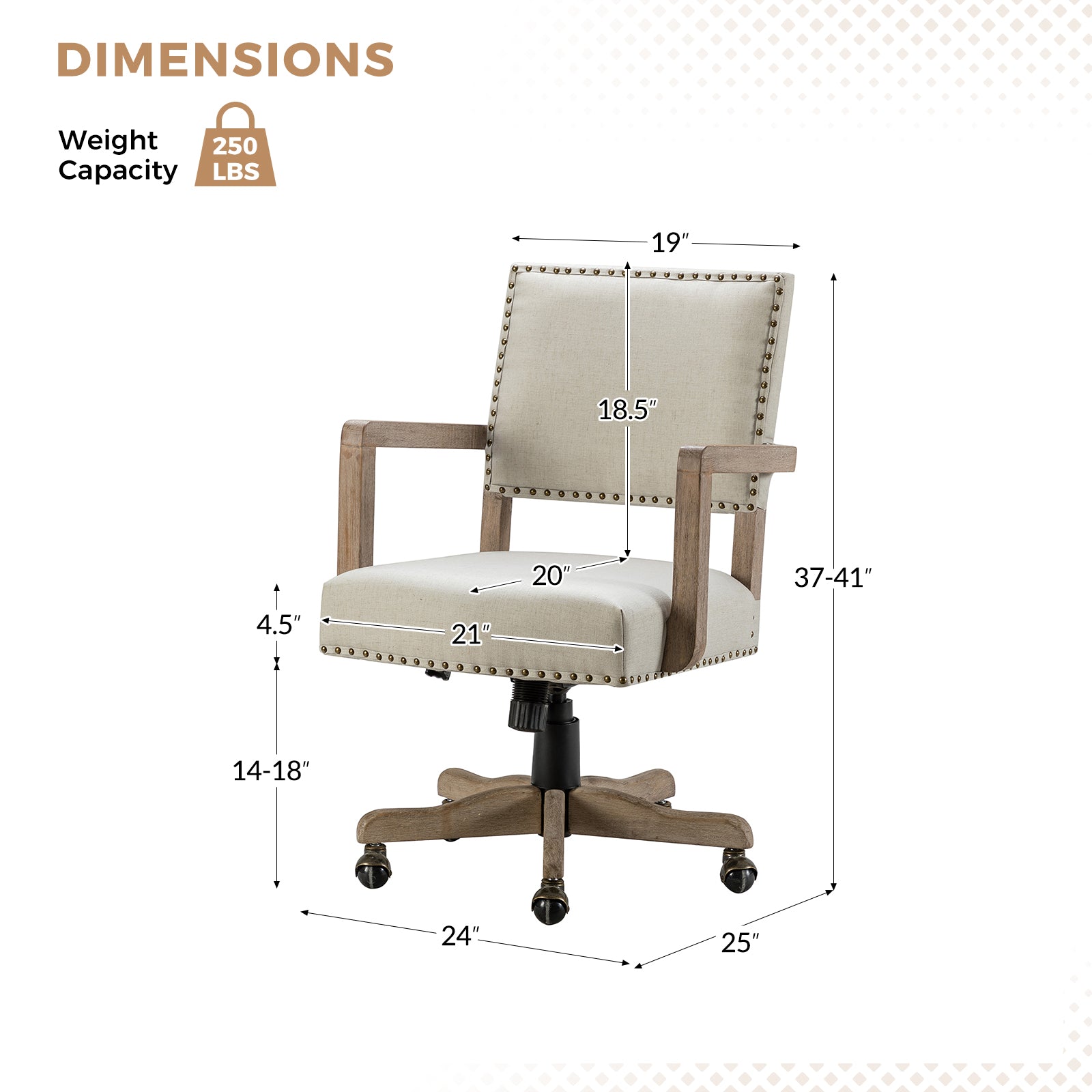 Megan Fabric Office Chair