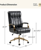 Conelius Leather Ergonomic Executive Office Chair