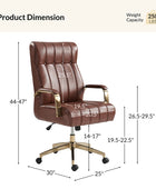 Conelius Leather Ergonomic Executive Office Chair