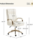 Conelius Leather Ergonomic Executive Office Chair