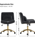 Norm Modern Flannel Adjustment Office Chair