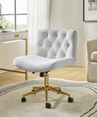 Norm Modern Flannel Adjustment Office Chair