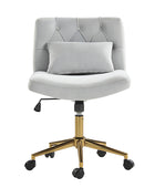 Norm Modern Flannel Adjustment Office Chair