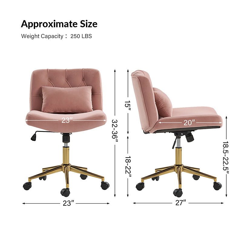 Norm Modern Flannel Adjustment Office Chair