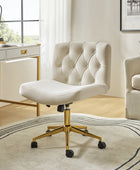 Norm Modern Flannel Adjustment Office Chair