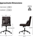 Rose Lumbar Support Office Chair with Tilt Function