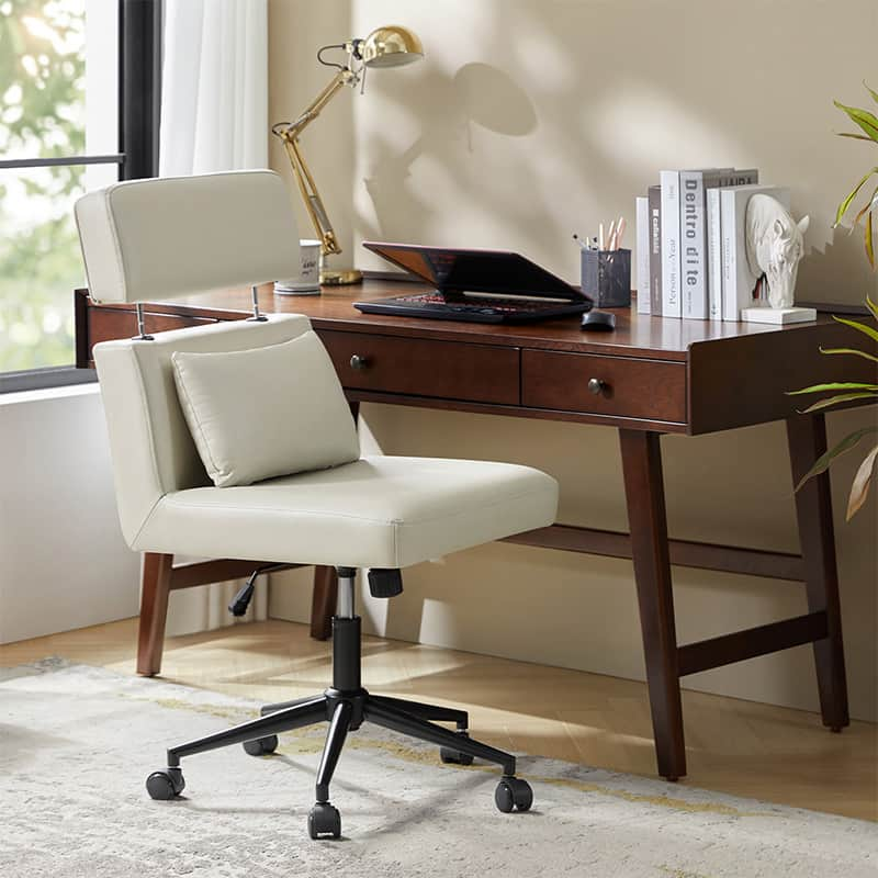 Rose Lumbar Support Office Chair with Tilt Function