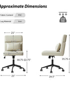 Rose Lumbar Support Office Chair with Tilt Function