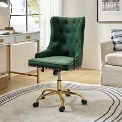 Adega Velvet Adjustable Office Chair