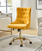 Adega Velvet Adjustable Office Chair