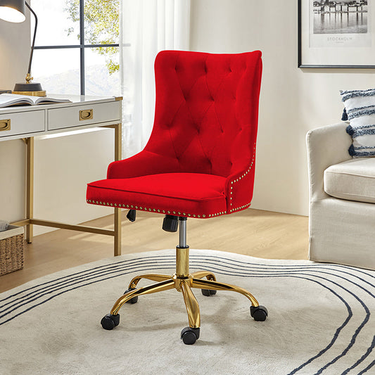 Adega Velvet Adjustable Office Chair