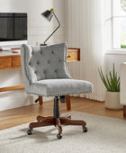 Aloys Transition Solid Wood Task Chair 360-degree Swivel
