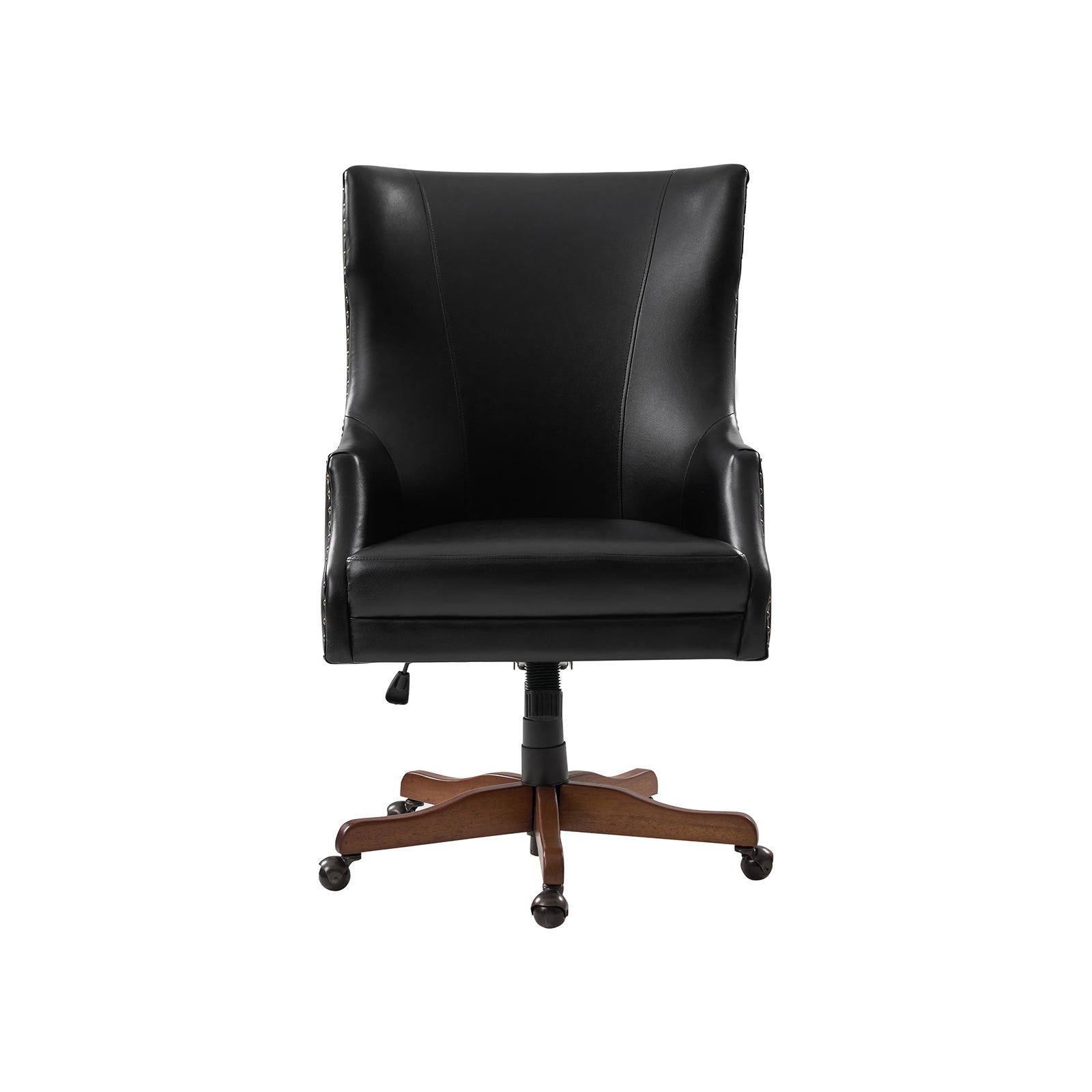 Caesar Classic Modern Office Chair with Elegant Copper Nailheads